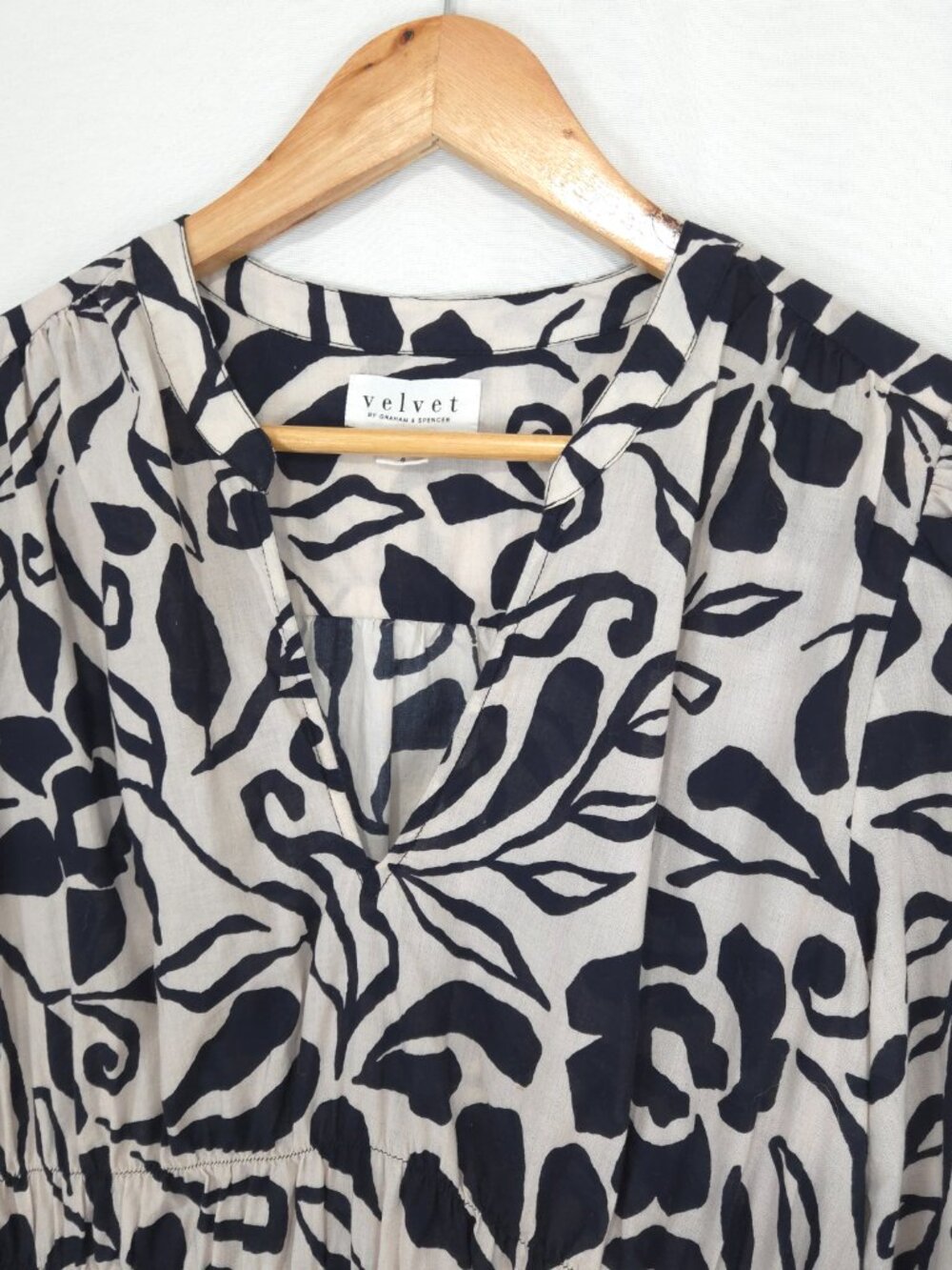 Velvet By Graham & Spencer Women's Floral Print 3/4 Sleeve Dress - Picture 15 of 15